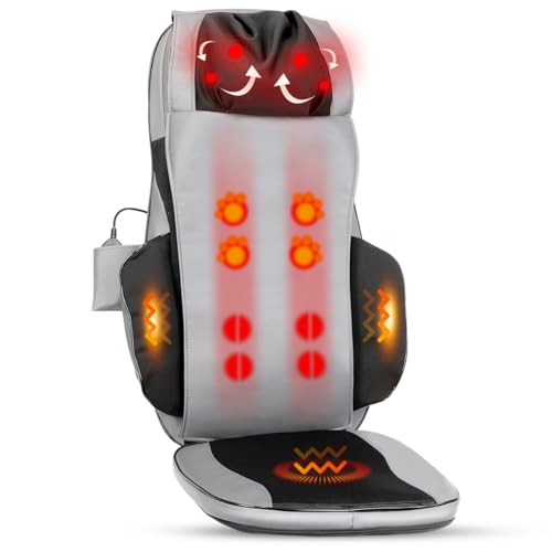 Oyajia Massagesitzauflage mit Wärmefunktion und Vibration, Rückenmassagegerät Massageauflage, Massagematte zur Entspannung zuhause und im Büro, Geschenke für Männer, Frauen Oyajia Massagesitzauflage mit Wärmefunktion und Vibration, Rückenmassagegerät Massageauflage, Massagematte zur Entspannung zuhause und im Büro, Geschenke für Männer, Frauen von Oyajia