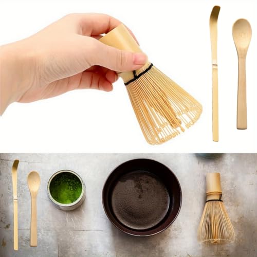 Japanisches Matcha-Teeset, Matcha-Zeremonie-Zubehör-Set mit Bambus-Schneebesen, Chashaku und traditioneller Schaufel, Anfänger und Enthusiasten für traditionelle chinesische Teezeremonie Japanisches Matcha-Teeset, Matcha-Zeremonie-Zubehör-Set mit Bambus-Schneebesen, Chashaku und traditioneller Schaufel, Anfänger und Enthusiasten für traditionelle chinesische Teezeremonie von Oyiclyea