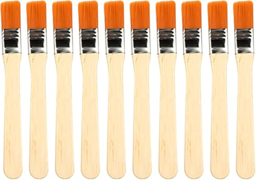 10 Stück Flachpinsel,Kleine Pinsel,Lasurpinsel,Borstenpinsel,Paint Brush,Pinselset Malerbedarf,13cm Maler Pinsel mit Holzgriff,Flachpinsel für DIY Kunst Wände Malerbedarf Malerei Streichen 10 Stück Flachpinsel,Kleine Pinsel,Lasurpinsel,Borstenpinsel,Paint Brush,Pinselset Malerbedarf,13cm Maler Pinsel mit Holzgriff,Flachpinsel für DIY Kunst Wände Malerbedarf Malerei Streichen von Oykrueats