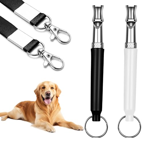 2 Stück Hundepfeife,Adjustable Hundepfeife Hochfrequenz Lautlos Pfeife Rückruf,Metall Erziehungshilfen Hundepfeife Rückruf,Hundetraining Hundepfeife Gegen Bellen,für Hundeausbildung(Schwarz,Weiß) 2 Stück Hundepfeife,Adjustable Hundepfeife Hochfrequenz Lautlos Pfeife Rückruf,Metall Erziehungshilfen Hundepfeife Rückruf,Hundetraining Hundepfeife Gegen Bellen,für Hundeausbildung(Schwarz,Weiß) von Oykrueats