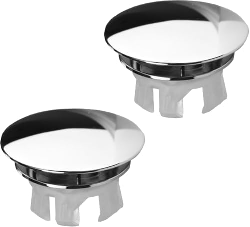 2 Stück Waschbecken Überlauf Abdeckung,Kupfer Metall Überlauf Waschbecken,Rund Waschbecken Überlauf Ring mit Befestigungsfüße aus Kunststoff,Silber Waschbeckenüberlaufabdeckung,für 22-24mm Loch 2 Stück Waschbecken Überlauf Abdeckung,Kupfer Metall Überlauf Waschbecken,Rund Waschbecken Überlauf Ring mit Befestigungsfüße aus Kunststoff,Silber Waschbeckenüberlaufabdeckung,für 22-24mm Loch von Oykrueats