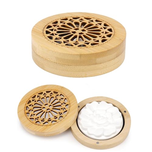 Duftsteine für ätherische öle Diffuser,Magnetische Bambusbox für Aromatherapie,Diffuser Ätherische Öle Klein mit Bambusbox Räucherkiste,Diffuser Ornament für Schlafzimmer,Wohnzimmer,Spa Duftsteine für ätherische öle Diffuser,Magnetische Bambusbox für Aromatherapie,Diffuser Ätherische Öle Klein mit Bambusbox Räucherkiste,Diffuser Ornament für Schlafzimmer,Wohnzimmer,Spa von Oykrueats