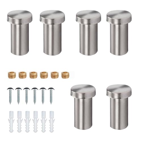 Oykrueats 6 Stück Garderobenhaken Edelstahl,Wasserdicht Handtuchhaken zum Bohren,Rund Wandhaken Edelstahl zum Schrauben,Mit Schrauben Garderobenhaken,Handtuchhaken für Wand,Bad,Küche,Schlafzimmer Oykrueats 6 Stück Garderobenhaken Edelstahl,Wasserdicht Handtuchhaken zum Bohren,Rund Wandhaken Edelstahl zum Schrauben,Mit Schrauben Garderobenhaken,Handtuchhaken für Wand,Bad,Küche,Schlafzimmer von Oykrueats
