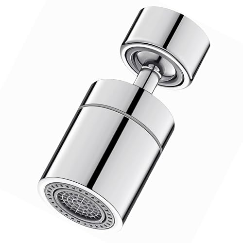 Wasserhahn Aufsatz Schwenkbar Silbrig,360-Grad Wasserhahn Aufsatz Universelle Schnittstelle,Wasserhahn Belüfter mit 2 Sprühfunktion,Wassersparer für Wasserhahn Brause Küche Bad Aufsatz Wasserhahn Aufsatz Schwenkbar Silbrig,360-Grad Wasserhahn Aufsatz Universelle Schnittstelle,Wasserhahn Belüfter mit 2 Sprühfunktion,Wassersparer für Wasserhahn Brause Küche Bad Aufsatz von Oykrueats