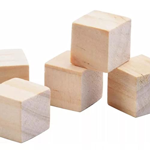 Oytrui 100pcs 2 Cm Quadratische Holzwürfel, DIY -Bastelblöcke Zum Malen von Holzbrennen mit Geglätteten, Geschliffenen Oberflächen für Kunstprojekte Kinder Handwerker Eltern -Kind Oytrui 100pcs 2 Cm Quadratische Holzwürfel, DIY -Bastelblöcke Zum Malen von Holzbrennen mit Geglätteten, Geschliffenen Oberflächen für Kunstprojekte Kinder Handwerker Eltern -Kind von Oytrui