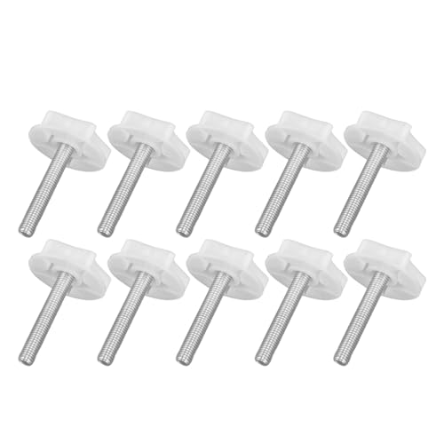 Oytrui 10pcs Verstellbare Möbelstufe, PP -Eisenschraube Am Abstandsabstandsdurchmesser von Beinstufen 40 Mm für Stuhltische, mit Einfachem Betrieb für Kopfteilmöbel von Oytrui