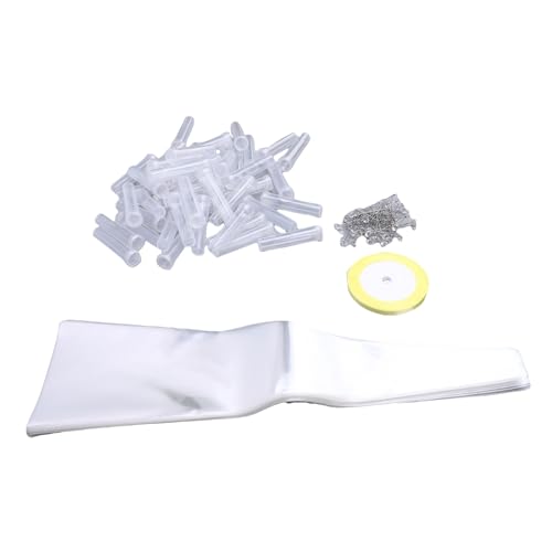 Oytrui 50pcs Single Rosenhülsen -Set, Klare Blumenverpackung mit 50 Blumenwasserrohre und 50 Acrylnadeln, für das Muttertags -Geburtstags -Arrangement für Muttertag Oytrui 50pcs Single Rosenhülsen -Set, Klare Blumenverpackung mit 50 Blumenwasserrohre und 50 Acrylnadeln, für das Muttertags -Geburtstags -Arrangement für Muttertag von Oytrui