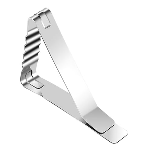 Oytrui 6 PCs Tischdecke Clips, Edelstahl -Sicherheitsklemmen mit Breitem Mund Design für Picknick Im Freien Hochzeitstischabdeckung Im Freien von Oytrui