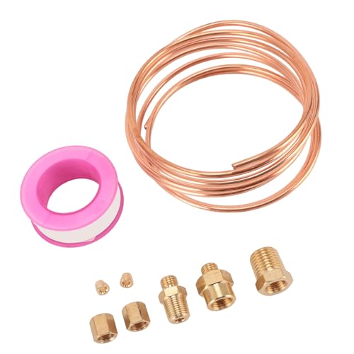 Oytrui 72 -Zoll -Öldruckmessgeräte -Schlauchset, Messingrohr mit 1/8 1/4 Zoll NPT -Ausstattung für die Mechanische Mechanische Drucksteigerung des Automobils Oytrui 72 -Zoll -Öldruckmessgeräte -Schlauchset, Messingrohr mit 1/8 1/4 Zoll NPT -Ausstattung für die Mechanische Mechanische Drucksteigerung des Automobils von Oytrui