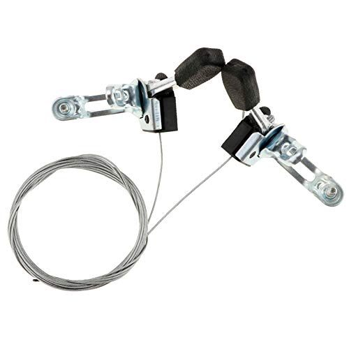 Oytrui Aluminium-Reibungs-Daumen Shifter mit Bremskabeln -Fahrradzubehör für Motorräder und Dirt Bikes Einstellbares Benutzerfreundliches Design (Schwarz) von Oytrui