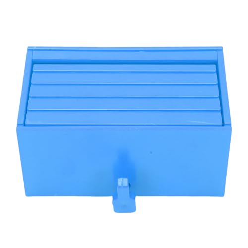 Oytrui Autoschlüsselhalter, 2pcs Spielzeuggarage -Form -Schlüsselorganisator mit Magnetischem Verschluss und Doppelseitiges Klebeband für die Eingangswandmontage (Blau) von Oytrui