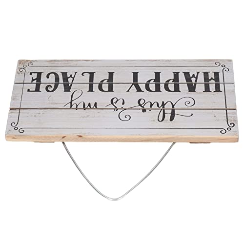 Oytrui Dekoratives Holz Schild Roman Wasserdicht Tischs Child Hängende Dekoration mit Happy Place für Innenhof Oytrui Dekoratives Holz Schild Roman Wasserdicht Tischs Child Hängende Dekoration mit Happy Place für Innenhof von Oytrui