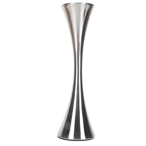 Oytrui Edelstahl Vase, Eleganter Europäischer Runder Mund Metall Blumen Halter für Wohnzimmer Tisch, mit Modernem Design Wohn Oytrui Edelstahl Vase, Eleganter Europäischer Runder Mund Metall Blumen Halter für Wohnzimmer Tisch, mit Modernem Design Wohn von Oytrui
