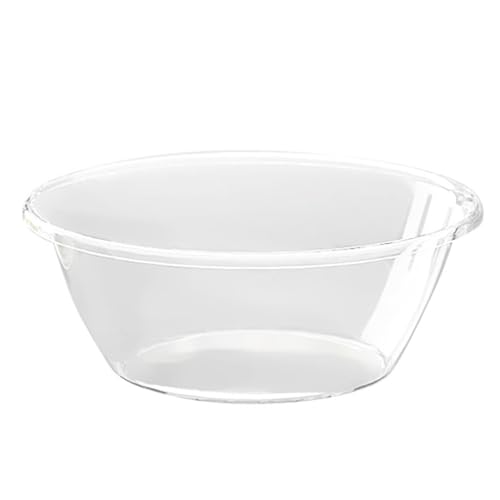 Oytrui Große Rührschüssel, Transparente Nicht -Stick -Knetenschale mit Einfach Sauberen Haustiermaterial für Teigeier Zutaten Backen (Große Größe) von Oytrui