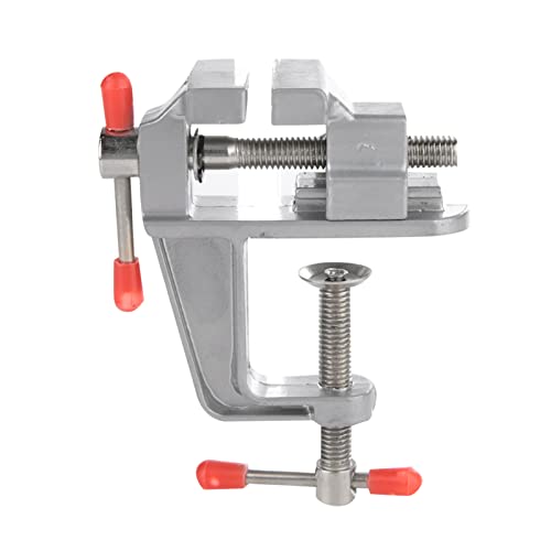 Oytrui Mini-Bank-Klemme aus Metall für Schmuck DIY-Reparatur, mit 36mm Öffnungs Breite, Passend für 34mm Dicke Werkbank von Oytrui