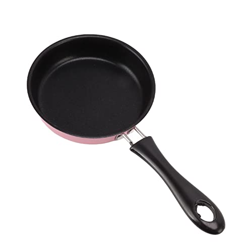 Oytrui Mini-Bratpfanne, Edelstahl-Antihaft-Induktion-Eier Pfanne mit Ergonomischem Griff, für Gesundes öl Freies Kochen (Rosa) von Oytrui