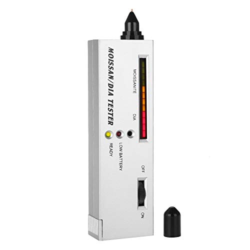 Oytrui Moissan Ite Tester, Profession Elles Schmuck-Test Werkzeug mit LED-Indikator für die Detektion von Diamant und Moissan It, Tragbar und Zerstörung Sfrei Oytrui Moissan Ite Tester, Profession Elles Schmuck-Test Werkzeug mit LED-Indikator für die Detektion von Diamant und Moissan It, Tragbar und Zerstörung Sfrei von Oytrui