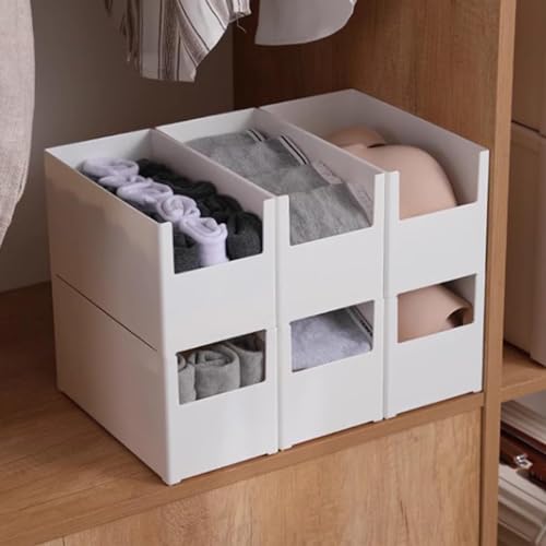 Oytrui Plastik Offener Vorderer Organizer, Einzigartiger Aufbewahrungsbox und Schubladendesign Maximiert Platz, Stapelbare Lagerbehälter für das Büro des Küchenbades, mit Dauerhaftem Oytrui Plastik Offener Vorderer Organizer, Einzigartiger Aufbewahrungsbox und Schubladendesign Maximiert Platz, Stapelbare Lagerbehälter für das Büro des Küchenbades, mit Dauerhaftem von Oytrui