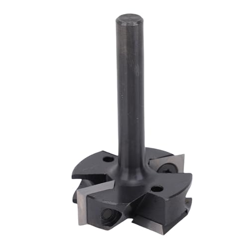 Oytrui Plattenabflachung Router Bit 5/16in Runde Schaft 1-1/2 Zoll Schneiddurchmesser 4 Flöten CNC-Spitzboard-Bit für Holzbearbeitung von Oytrui