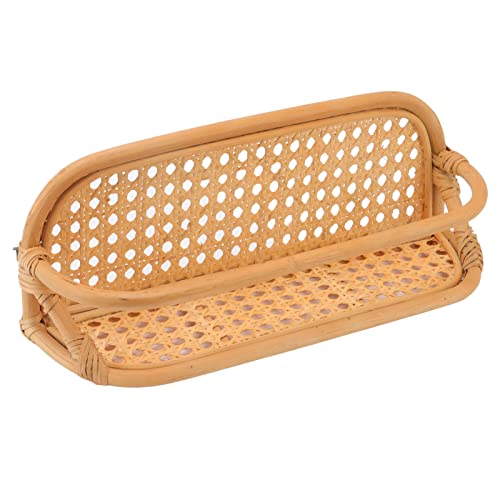 Oytrui Rattan -Wandregal, Handgefertigtes Natürliches Rattan -Hang -Lagerregal mit Stabiler Konstruktion für Badezimmer Küche Wohnzimmer Oytrui Rattan -Wandregal, Handgefertigtes Natürliches Rattan -Hang -Lagerregal mit Stabiler Konstruktion für Badezimmer Küche Wohnzimmer von Oytrui