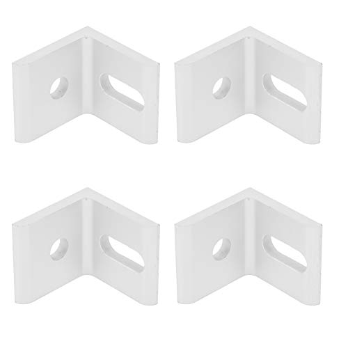 Oytrui Rechtswinkel -Eckhalterung, 10 -pcs -Aluminium L -förmige Feste Klammer mit Hitzebeständigem und Korrosionsbeständigem für Industrielle Befestigungselemente (3030 Eck Aluminium) von Oytrui