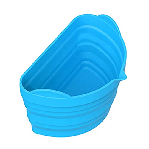 Oytrui Silikon -Slow Cooker Liner, Wiederverwendbarer Non -Stick -Sloch -Kocher -Teiler für 6qt Bis 8qt Crock -Topf, mit Hitzebeständigem Silikonmaterial, Leicht zu Reinigende (Indigo blau) von Oytrui