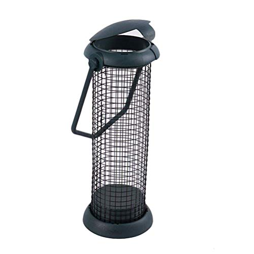 Oytrui Vogelfutterhäusch, Wilder Vogelhängefutter für Titten Spatzen Hängen Feeder für Gartenbalkon Terrasse (Dunkelgrün) von Oytrui
