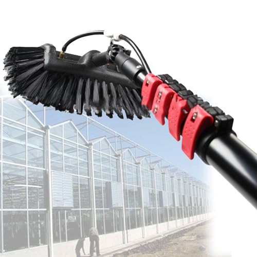 OzcNykt Fiber Retractable High-Altitude Cleaning Window Cleaning Brush Solar Panel Cleaning Equipment für sauberere Außenfenster 5.4M/18FT von OzcNykt