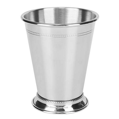 Julep Cup, Vintage Mint Julep Cocktail Cup Metallbecher Unzerbrechlicher Edelstahl Trinkbecher Schnapsgläser Margarita Gläser für Home Bar Party, 400 ml von Ozgkee