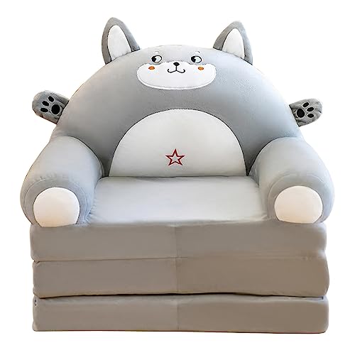 Ozgkee 2 in 1 Faltbare Kinder Sofa Kissen Plüsch Sofa Sofa Stuhl Kinder Cartoon Sofa Wohnzimmer Schlafzimmer (C) von Ozgkee