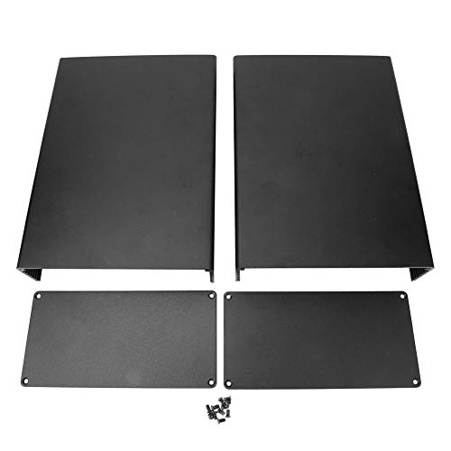 Ozgkee Split Typ Aluminium Kühlgehäuse Gehäuse Elektronische Box für Leiterplatte GPRS 80x160x220mm von Ozgkee