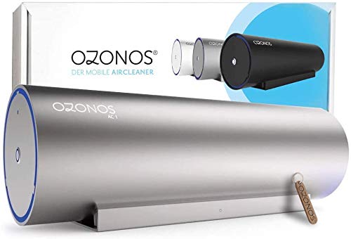 Ozonos AC1 - Ozon Luftreiniger - Wirksam Bakterien, Viren und Gerüche TÜV Zertifiziert - Luftreiniger Wohnung - wirksam durch Ozon Reiniger Technologie - Luftreiniger Allergie Ozongerät/Silber von Ozonos
