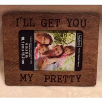 Zauberer Von Oz Zitat Ich Bringe Ihnen Meinen Hübschen 10x15cm Holz-Fotorahmen von OzsomeTreasurez