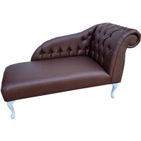 Eco-Leder Chesterfield Chaise-Longue-Sofa Stilvolle Moderne Chaise Nach Maß von OzziDesign