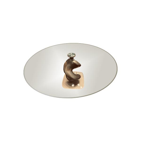 Runder Glastisch Liquid, Ozzio von Ozzio