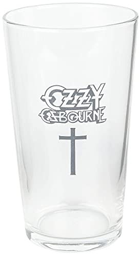 Ozzy Osbourne Ordinary Man Unisex Pint-Glas klar Glas 0,5 l Alkohol & Party, Band-Merch, Bands von Ozzy Osbourne