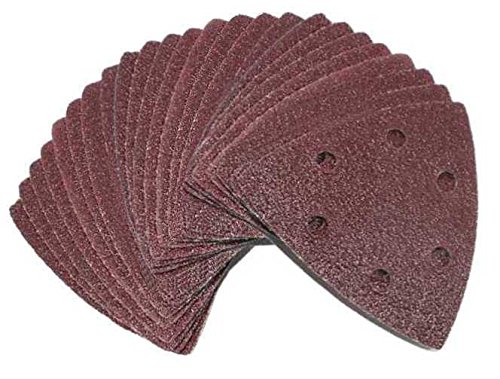 100 Bl. 93er Delta Schleifpapier Korn 40 │ Kletthaftung │ 6-Loch Schleifscheiben f. Multischleifer │Dreieckschleifpapier │ P-D-W 100 Bl. 93er Delta Schleifpapier Korn 40 │ Kletthaftung │ 6-Loch Schleifscheiben f. Multischleifer │Dreieckschleifpapier │ P-D-W von P-D-W