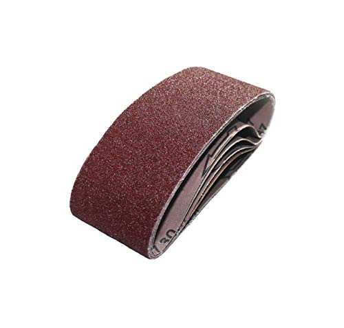 25 Schleifbänder gemischt K40/60/80/120/180 Schleifband f. Bandschleifgeräte 75x533 mm │Schleifbandset │ P-D-W® von P-D-W