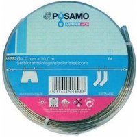 Pösamo Drahtseil-Universalleine PVC-umm. 4 mm x 30 m von POSAMO