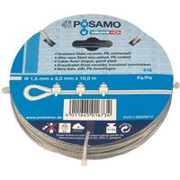 Posamo - Drahtseil im Ringen 6x7 galZn/umm. 3/5mmx 10m von POSAMO