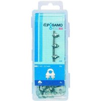 PÖSAMO Drahtseilkl.ehem.DIN 741 Zn 5mm/M5 3/16" a12Stk SB PÖSAMO Drahtseilkl.ehem.DIN 741 Zn 5mm/M5 3/16" a12Stk SB von POSAMO