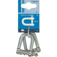 Pösamo Schäkel gerade (sb) galZn 6,0mm-1/4' a 2Stk von POSAMO