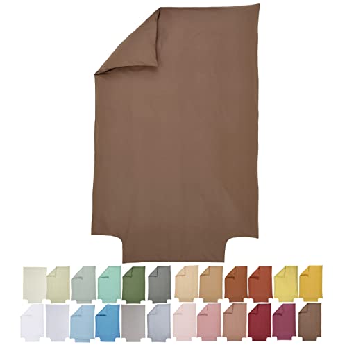 P'tit Basile - Baby Bettbezug 100x135 cm 100x140 cm für Kinderbetten - 100% Bio-Baumwolle - Malva - Hochwertige und Pflegeleichte - Zertifiziert ohne Schadstoffe Babybett Wiege 60x120 70x140 cm von P'tit Basile