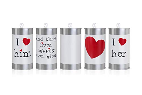 PartyDeco Hochzeitstorten-Dosen 14 x 7cm 5 Stk. Hochzeit Party Familientreffen PartyDeco Hochzeitstorten-Dosen 14 x 7cm 5 Stk. Hochzeit Party Familientreffen von PartyDeco