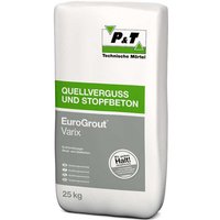 P&t - Fließ- und Stopfmörtel EuroGrout Varix 25kg Körnung 0-5mm von P & T