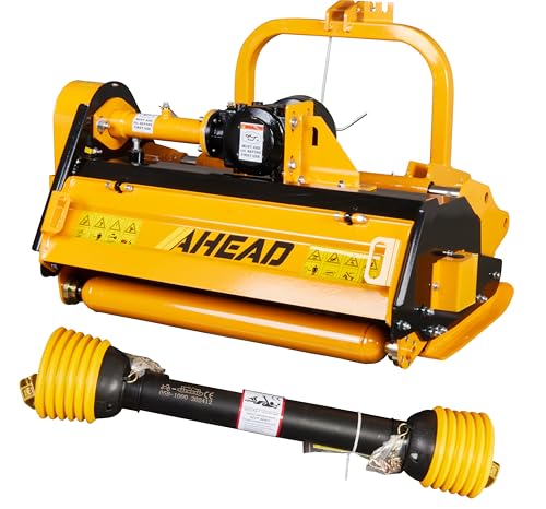 AHEAD Schlegelmulcher 105cm mit Seitenverschiebung, Schlegelmähwerk für kleintraktor Schlepper Kat. 1+2 ab 20PS - inkl. Zapfwelle von P. Lindberg
