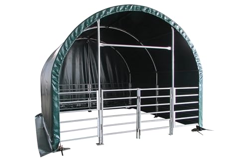 Frontpanel für Weidezelt 4x4 m, zweiteiliges Tor von P. Lindberg