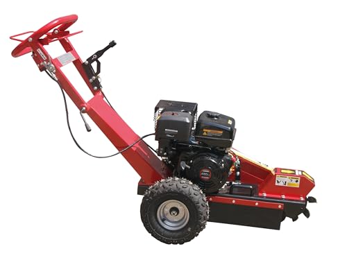 P. Lindberg Benzin Stubbenfräse 12PS - Baumstumpffräse Stockfräse Wurzelfräse- Gartenfräse zum entfernen von Wurzelwerk - Ergonimischer Handgriff von P. Lindberg