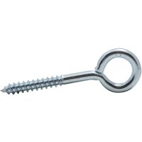 Zinkschraubhaken für Holz Viswood 4x30mm (Packungsgröße 6 Haken) von VISSAL