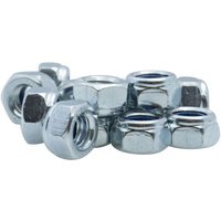 Sechskant-Sicherheitsmutter verzinkt Viswood Klasse 6 ø 6mm (Packung mit 20 Schraubmuttern) von VISSAL